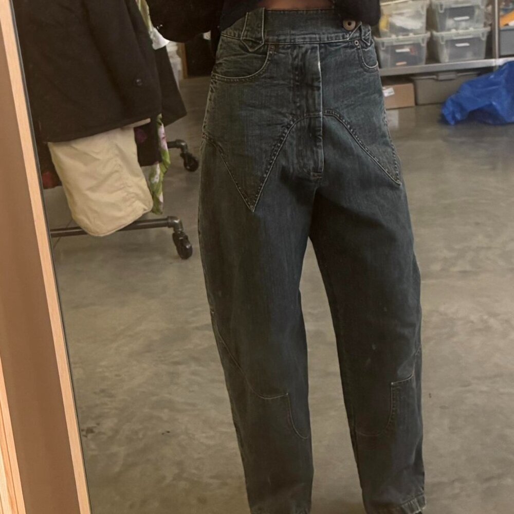 Vaquera Western High Rise Jeans Trousers - Picture 8 of 8